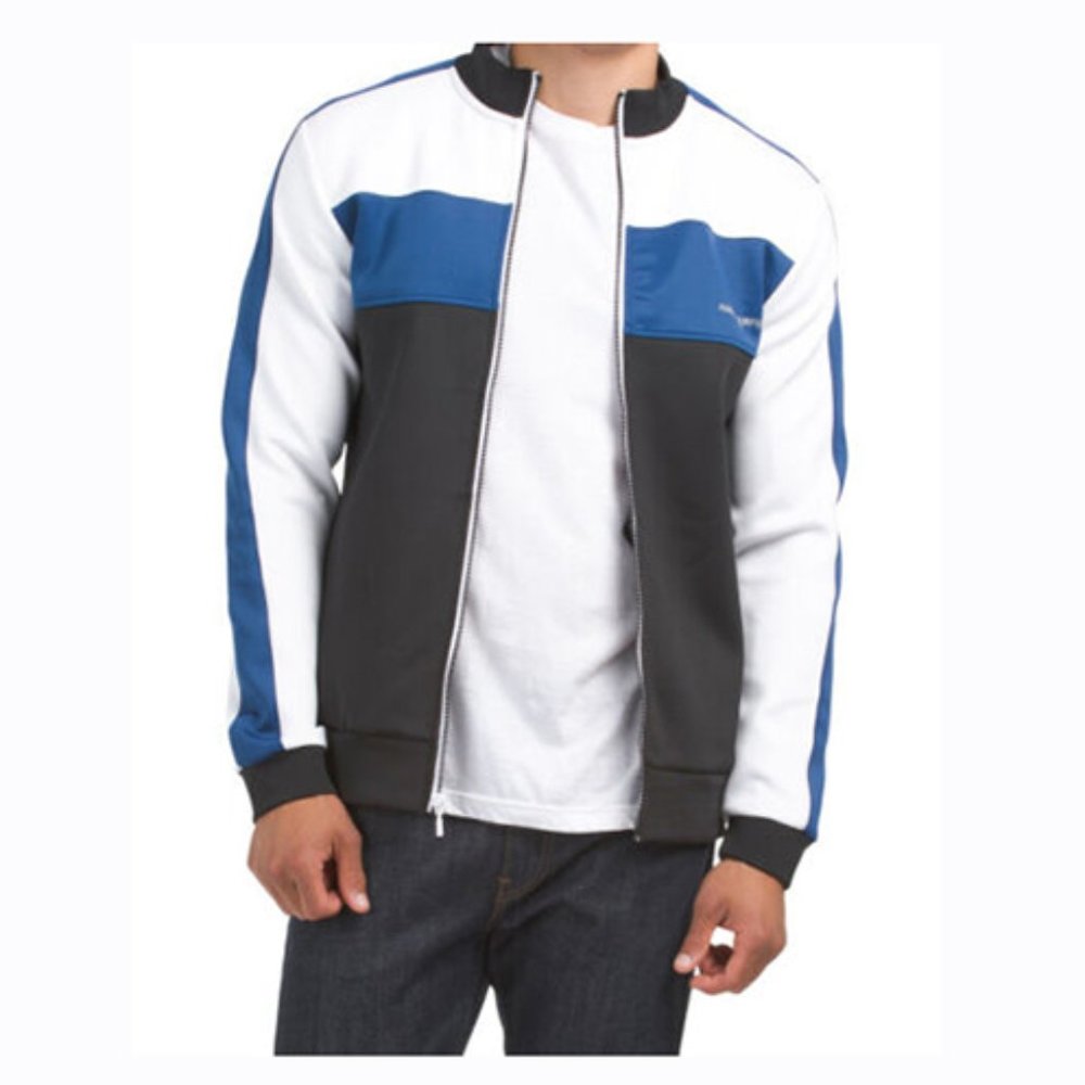 KARL LAGERFELD PARIS Color Blocked Track Jacket